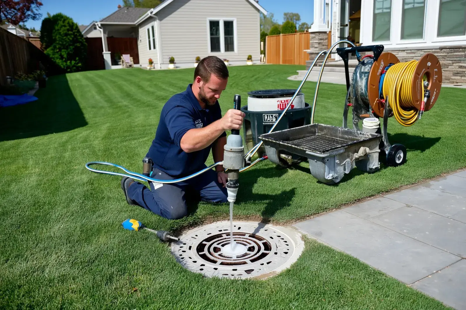 Area Drain Cleaning, All Plumbing Services